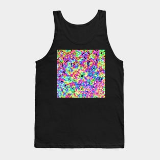 Neon Pixels Pattern Tank Top